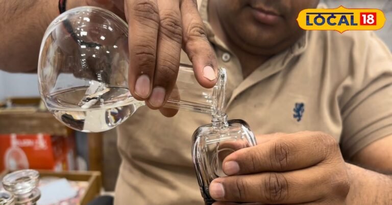 Just tell me your name… this person will make perfume in front of you, the price is less than the market, he learned the skill from UK