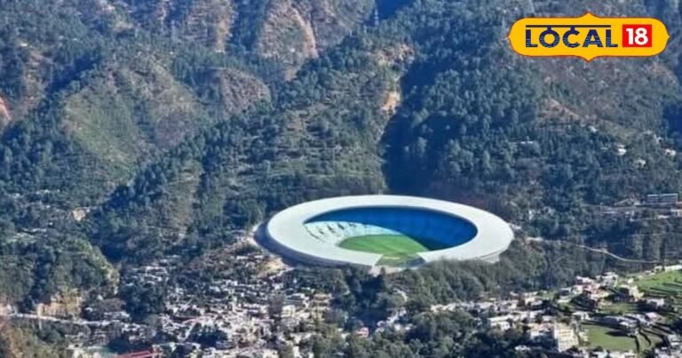 After Dharamshala, another magnificent stadium is being built amidst the mountains? What is the truth of this viral picture