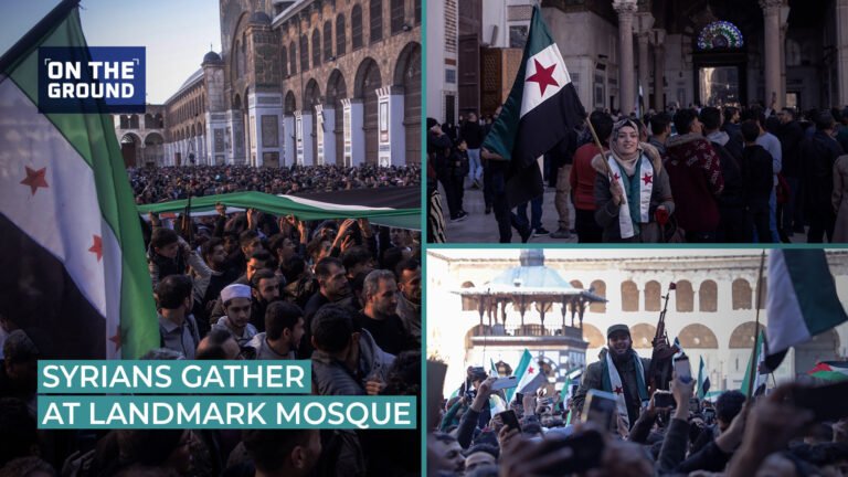 First Friday prayers in Damascus after Assad