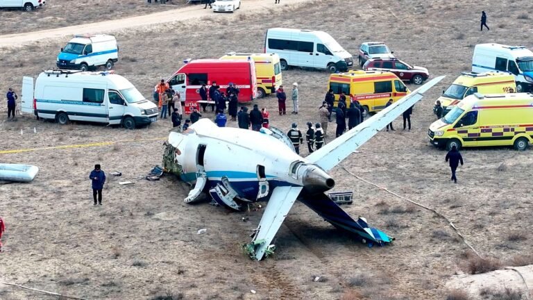 Azerbaijan Airlines plane crashes near Kazakhstan’s Aktau airport | World News