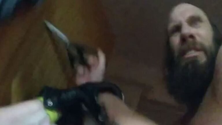 Suspected flasher guilty of trying to murder police officer with scissors | UK News