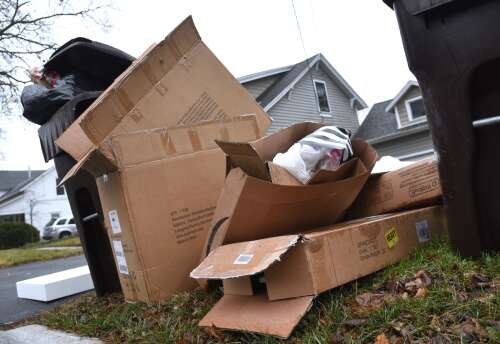 Discourage thieves by breaking down gift boxes before putting them at the curb, police say