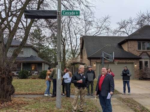 Lisle honors resident for helping fellow veterans in need through renaming of his street