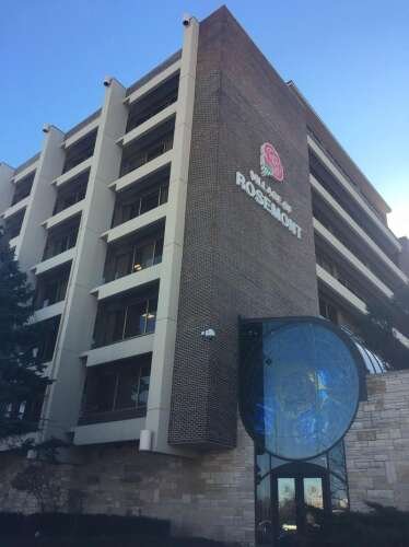 Old Rosemont village hall to meet wrecking ball — but glass mosaic will be saved