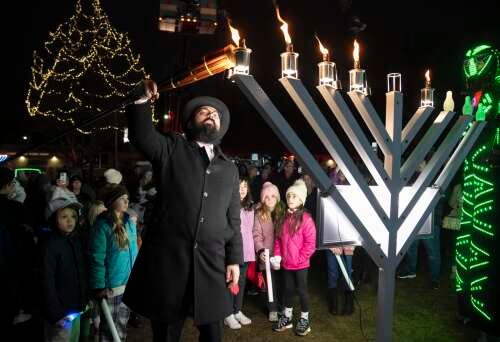 Jewish community celebrates Hanukkah, finding light amid darkness Jewish community celebrates Hanukkah, finding light amid darkness
