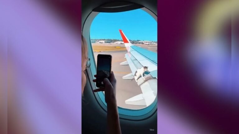 Cat traveled by flight, pilot also stunned seeing in the middle air, know what happened ahead?