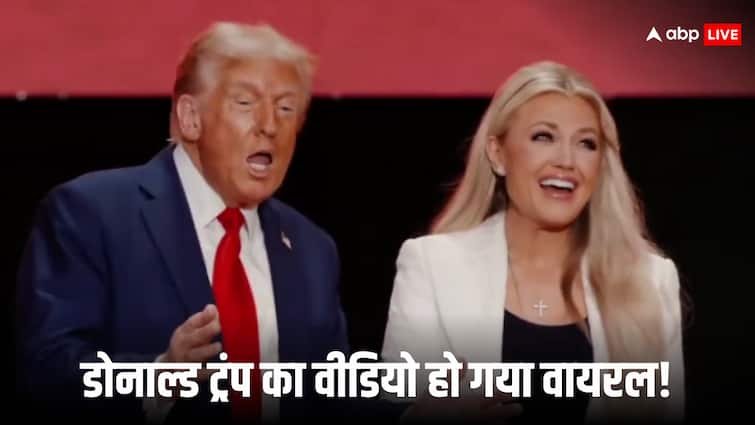 Donald Trump started dancing at Charlie Kirk’s mourning ceremony, widow Erica bowed down in shame, video viral