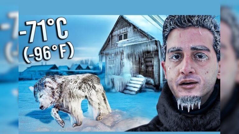 Here the breath of human beings freeze, people live like this in temperature, people will tremble to see the video!