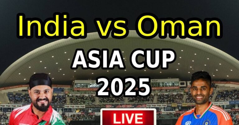 India vs Oman Live Cricket Score. India vs Oman Live Updates. Asia Cup 2025. India won the toss and batting, Sky made 2 changes in the team