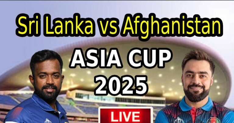 Afghanistan vs Sri Lanka Live Cricket Score: Mohammad Nabi put 5 six consecutive sixes, Sri Lanka’s condition thinner
