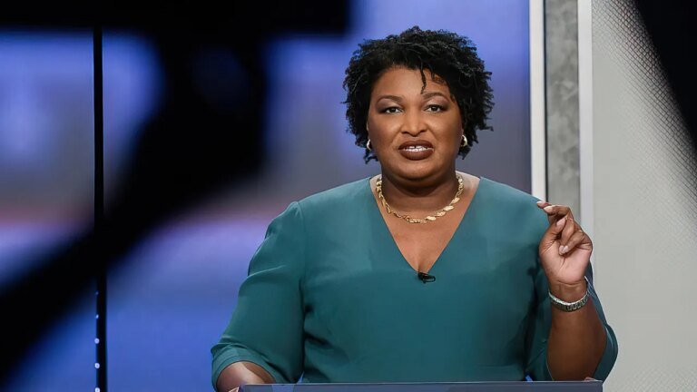Stacey Abrams claims Trump exploiting violence for authoritarian rule Stacey Abrams claims Trump exploiting violence for authoritarian rule