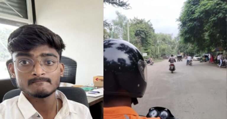 It was getting late for the interview, but the cab was not available, the delivery boy came home, did something like this, became a hero!
