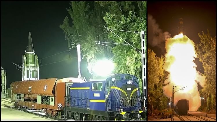 Agni Prime Missile Successful Launch from Rail -Based Mobile Launcher System Rajnath Singh Drdo News and Update – Amar Ujala Hindi News Live