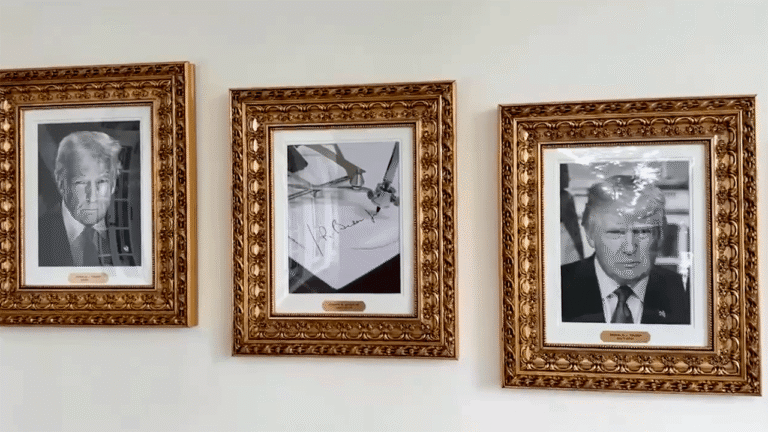 White House unveils Biden autopen portrait in Presidential Walk of Fame