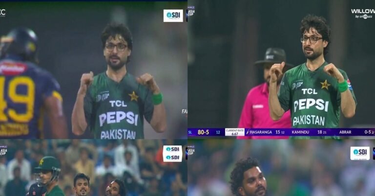 Abrar ahmed Wanindu Hasaranga Asia Cup 2025: Pak vs Sl: Pakistani player was running after teasing, Vanindu Hasrang