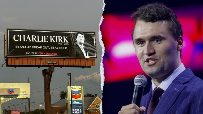 Georgia businessman’s Charlie Kirk tribute billboard goes viral