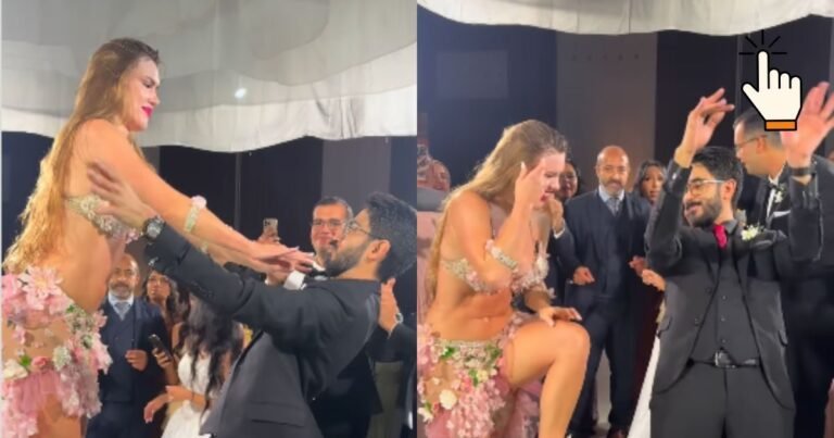 At the wedding, the foreign dancer fiercely fiercely, people also enjoyed, but had to stop the comment section!