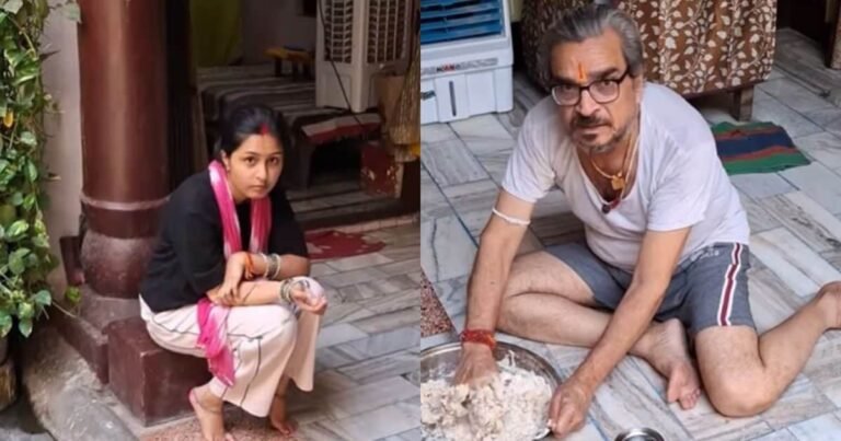The father-in-law was kneading the dough on the ground, the daughter-in-law kept sitting in front, knowing the reason people said- ‘Father is not father!’