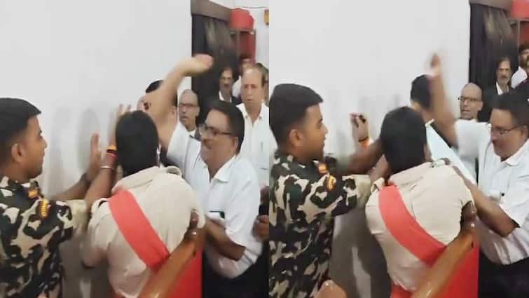 In Buxar court, lawyer slaps bodyguard, created a ruckus, video went viral