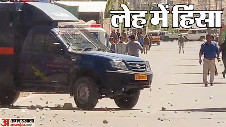 Leh protest: silence in every corner of Leh, cantonment becomes cantonment after violent performance, internet restored but roads deserted