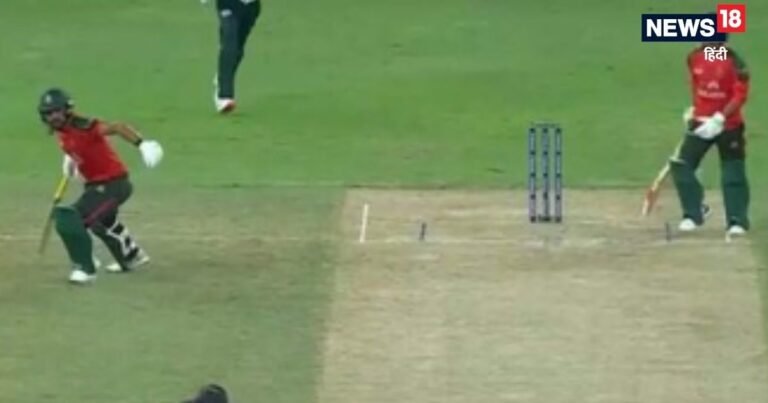 VIDEO: A strange in Asia Cup! Both batsmen reached the same end, yet not out