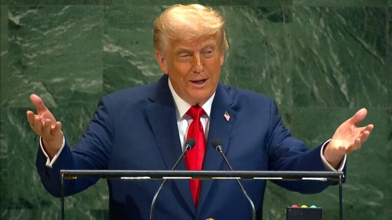 Donald Trump makes full-throttle assault on UN and says he is ‘right about everything’ | US News