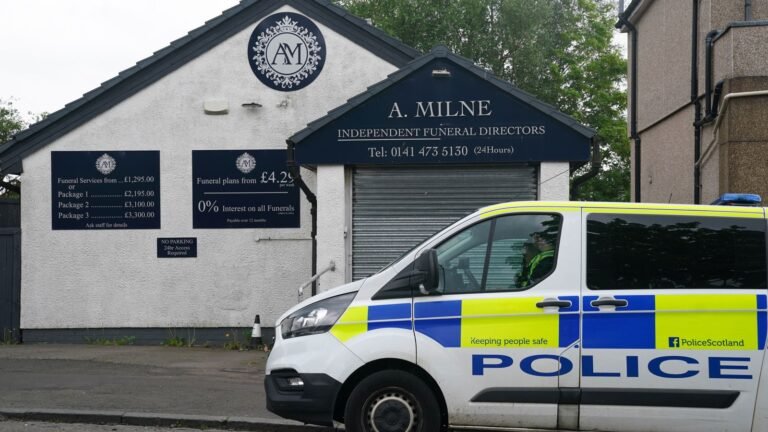 Police Scotland investigating more than 70 complaints of ‘missing ashes and fraud’ against ex-funeral directors | UK News