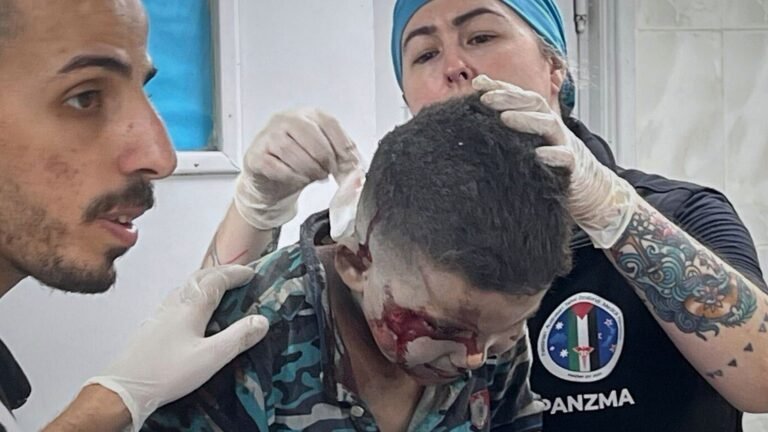 Destruction of Gaza’s al-Quds hospital seen by nurse whose colleagues tell her ‘they are going to die’ | World News