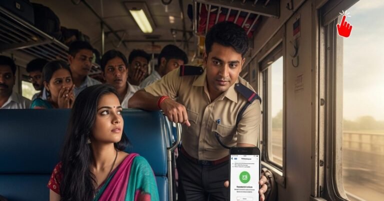 Indian Railway | A beautiful girl was sitting alone in the train, seeing TT, such a ruckus created a ruckus
