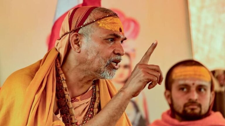 Shankaracharya Avimukteshwaranand’s allegation on Jagadguru Rambhadracharya, ‘conspiring to defame’