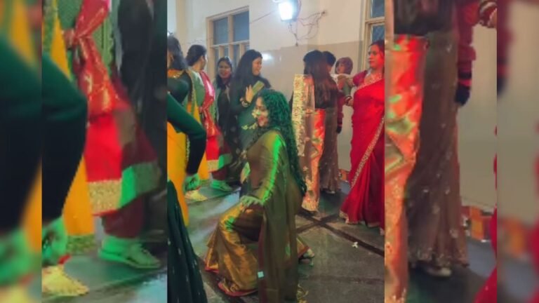 Sister-in-law’s dance moves won everyone’s heart, the whole family danced to the song ‘Neeche Phoolon Ki Dukaan’!