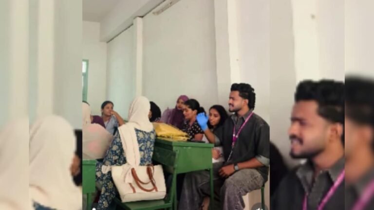 Without mic and without music, the boy played the tune, the girls in the class got emotional after listening to the song ‘O Re Piya’