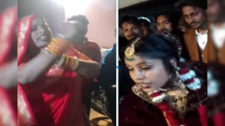 At the wedding, the daughter danced on the Sharabi song, the mother-in-law started tapping the beat, the wedding procession returned as soon as she saw it!