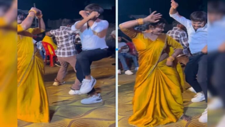 Long braid tied in yellow saree, did a great dance on ‘Toot Jai Raja Ji Palang Sangwan Ke’