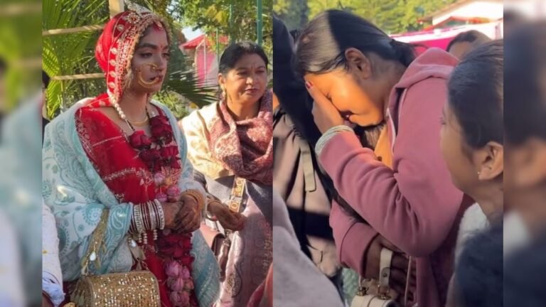 Brothers and sisters had fun at sister’s farewell, started acting like crying, emotional moment changed into laughter!