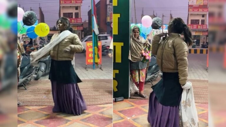 The girl selling balloons danced, people started praising her steps, people said – ‘The girl has talent!’