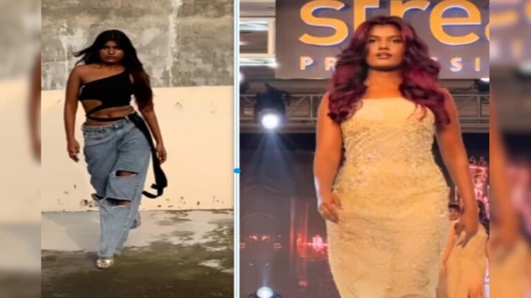 She used to practice modeling on the roof of her house, neighbors used to call her black and white, today she became a super model.