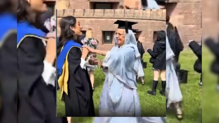 On the special occasion of graduation, the girl celebrated with her grandmother instead of a big party, the video won hearts!