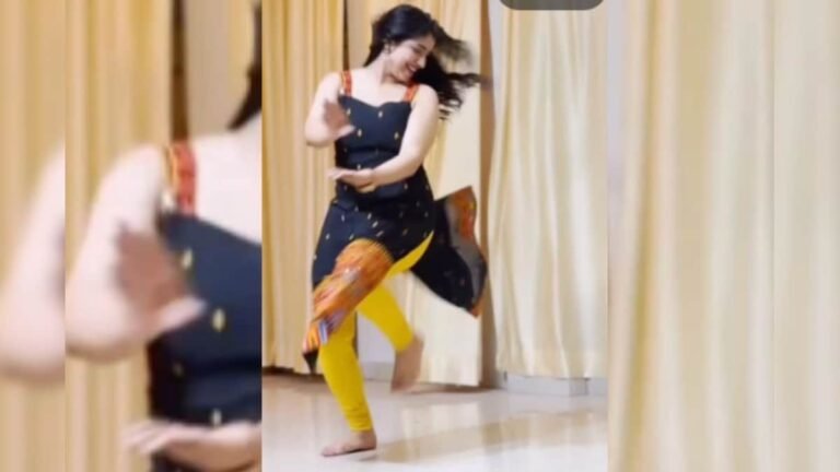 The girl made the room a dance floor on the song ‘Chulha Alage Jari’, the moves forced everyone to dance!