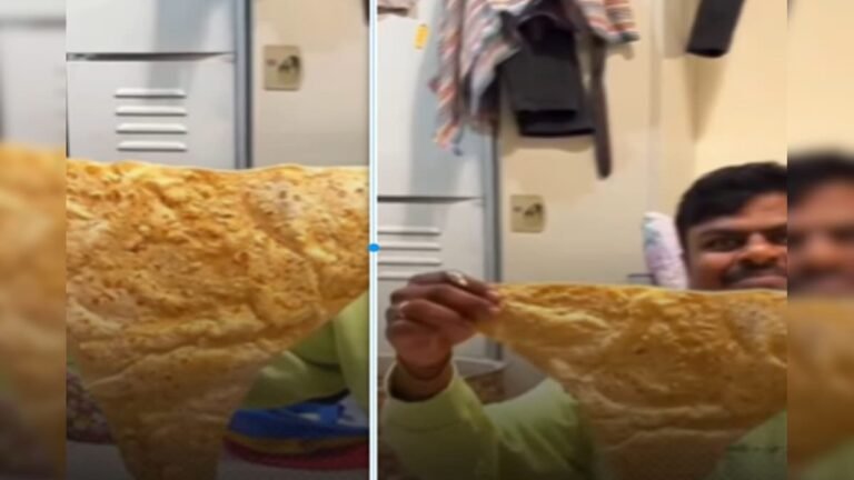 Man ordered Garlic Naan in Dubai, Langot Roti was delivered, laughed as soon as he saw it