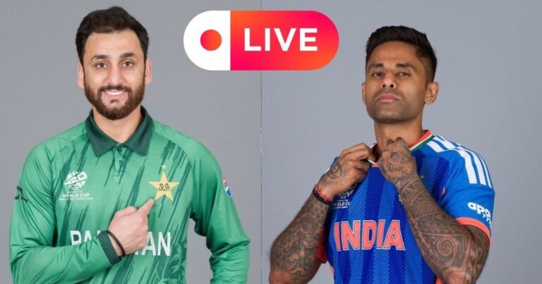 India vs Pakistan Live Score T20 World Cup: T20 World Cup match will be held between India and Pakistan this evening.