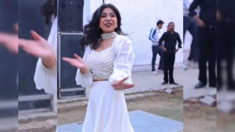 Didi showed her charming style wearing a white dress, people became fans after seeing her amazing dance moves!