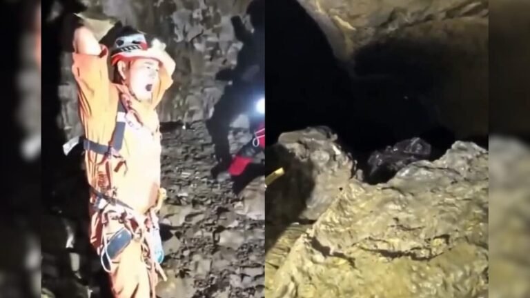 How deep are the caves? The laborer demonstrated by throwing a big stone down, the sound came after 15 seconds!