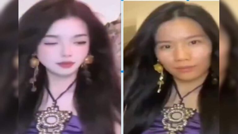 Millions were crazy about the beauty of the woman, the secret was revealed in 4 seconds, she lost 1,40,000 followers.