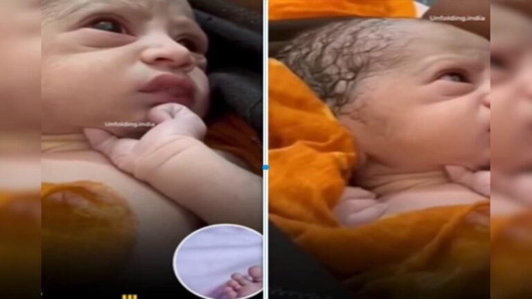 Daughter born for the fourth time, mother refused to even touch her, innocent child kept looking at her with surprise!