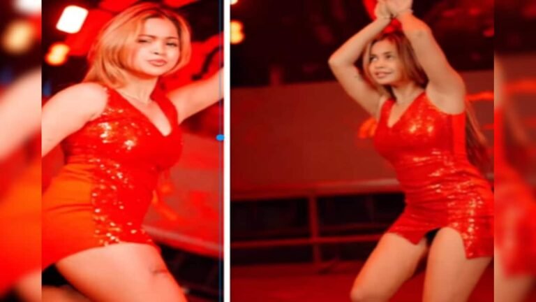 Girl wreaks havoc in small red dress, shows amazing moves on Nagin Ke Dance