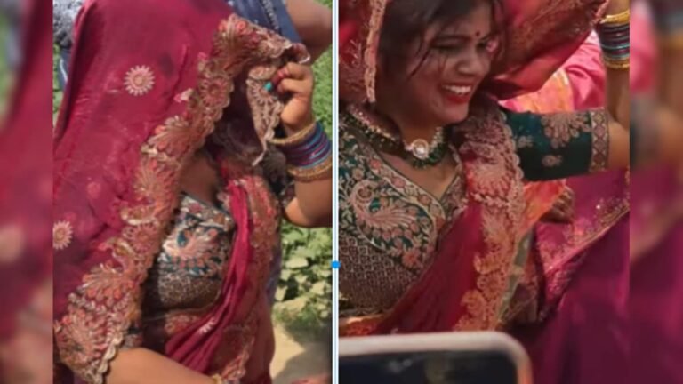 Sister-in-law dominated the wedding procession, stole the gathering in her veil, danced vigorously on Loota Ae Raja