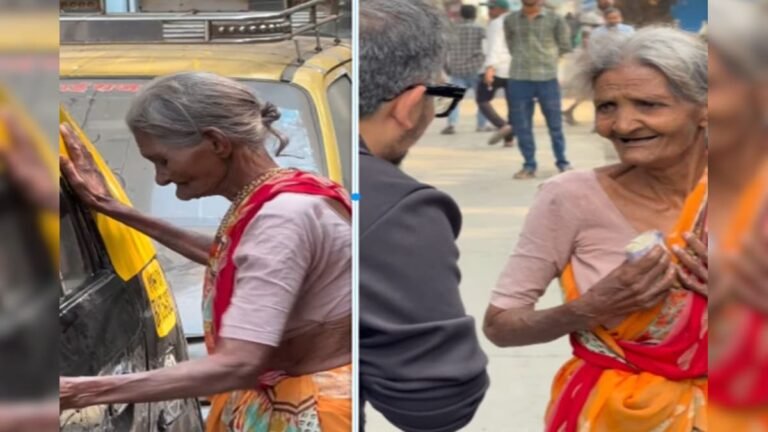 There is no greater warrior than a mother! Old woman seen washing people’s cars, ‘angel’ spread smile