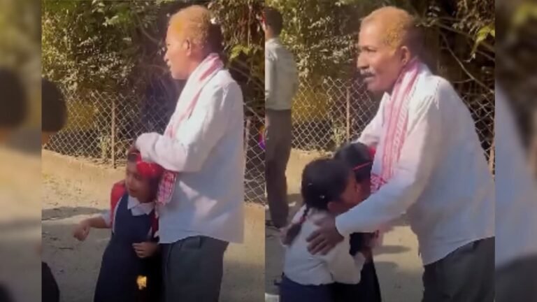 On the day of retirement, students gave an emotional farewell to their beloved teacher, the entire classroom was filled with tears!