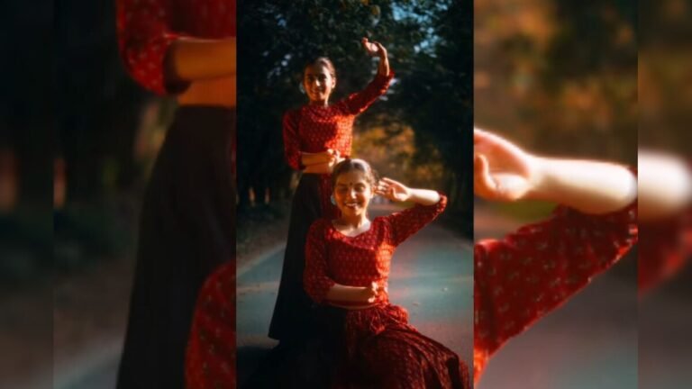 Girls danced on the song ‘Saiyaan Tohe’ on a deserted road, classical style won every heart!